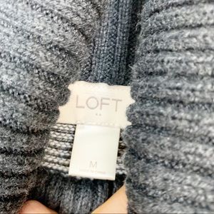 LOFT Tops - Loft | Women’s Gray Cowlneck Sweater Med Top |1573 LOFT Tops - Loft | Women’s Gray Cowlneck Sweater Med Top |1573